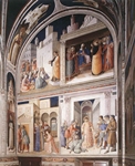 Scenes from the lives of Sts Lawerence and St Stephen