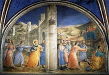 Lunette of the east wall, Cappella Niccolina