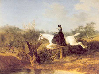 Horsewoman Jumping a Fence - Agasse