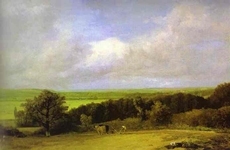 Landscape a Ploughing Scene in Suffolk