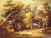 Wooded Landscape with a Wagon in the Shade