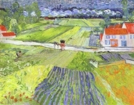 Road in Auvers after the Rain