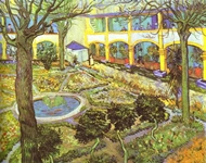 Courtyard of the Hospital in Arles
