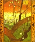 Japonaiserie: Plum tree in Bloom