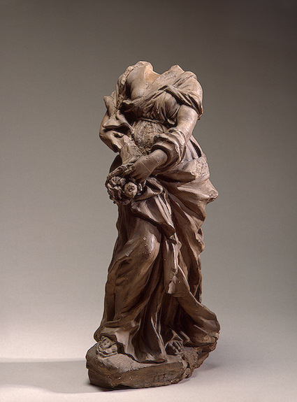 generosity alessandro algardi art history baroque sculpture terracotta woman