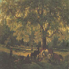 Horses under Trees at Strattfield Saye