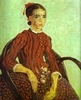 La Mousmé Seated in a chair