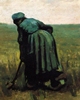 Peasant woman Digging