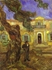 Tree and Man in front of the Asylum of Saint-Paul, St. Rémy 