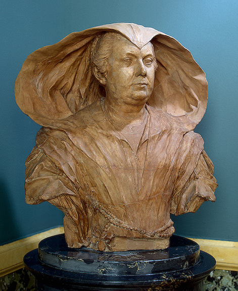 Portrait of Olimpia Pamphilj alessandro algardi art history baroque sculpture terracotta woman 17th century