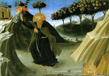 saint anthony the abbot tempted by a piece of gold